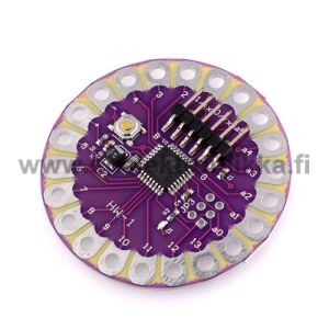 LilyPad Arduino 328 main board e-tekstiili piirilevy
