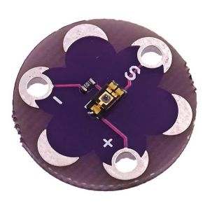 Light Sensor TEMT6000 Module LilyPad valoanturi e-tekstiili piirilevyllä