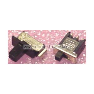 Liukukytkin piirilevylle 1xON-ON kulma,miniatyyri, r. 2mm (Liuku5)