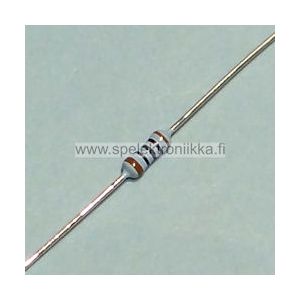 Metallikalvovastus 1.33 ohm, 1% ... 2%, 0.4 - 0.6W,