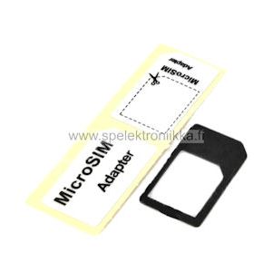 Micro SIM to SIM adapteri