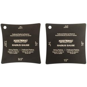 MusicNomad Precision Radius Gauge - radiustulkki setti