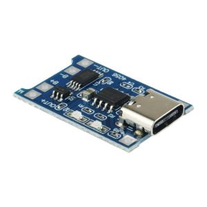 Litium ioni akun laturimoduuli 3.7V akulle 1A max latausvirta - USB C