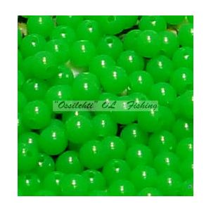 Muovikuula 6mm Fluorescent Green Lime TFH® 50 kpl