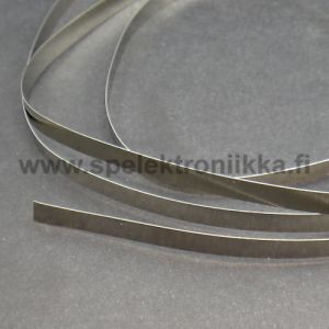 Nikkeliliuska 5 mm x 0,1 mm. 1m