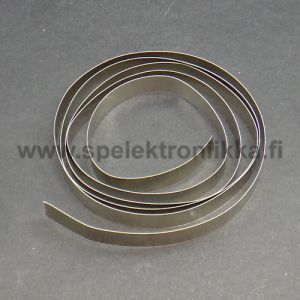 Nikkeliliuska 8 mm x 0,2 mm. 1m