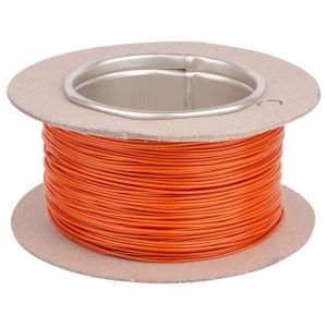 Yksisäikeinen kytkentälanka 0.6mm oranssi