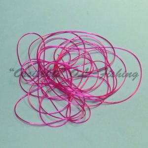 Smooth Maggot Flat Body String FLU Bright Pink Red TFH™