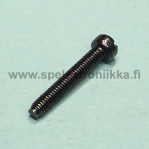 Pickup polepiece screw Vintagetyylinen säätöruuvi mikrofoneihin POLESCREW BLACK