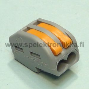 Rasialiitin vivulla jousikuormitteinen 450VAC 24AAC kahdelle johtimelle