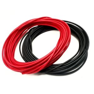 Asennusjohto monisäikeinen musta ja punainen 0.34mm² (22AWG) 5m
