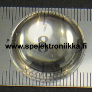 Plano kupera pallomainen muovilinssi halkaisija 23 mm