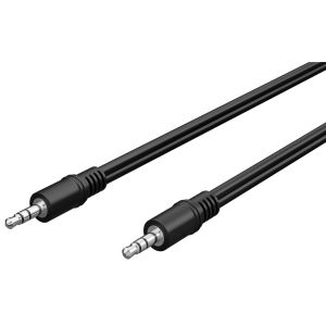 3.5mm stereoplugi x2 johto, pituus n. 5m ,johtimet kuparia, hyvä suojaus