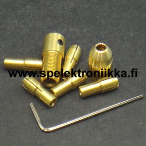Porakoneistukkasetti poranpidinsetti poraistukka kiinnitysistukka porapää messinki malli 1