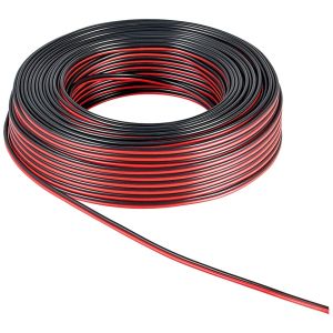 Kaiutinkaapeli OFC, 2 x 0.75 mm², 10 m kieppi, pu/mu