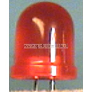 Punainen 10 mm LED diffusoitu