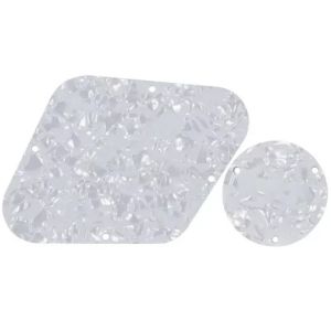 Peitelevysetti potikoille ja kytkimelle LP pearl 4PLY Pearl/White/Black/White