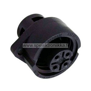 Pyöröliitin runko naaras 400V 16A IP67 4 nap