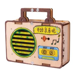 Puinen 60 sekunnin äänentallennin - rakennussarja