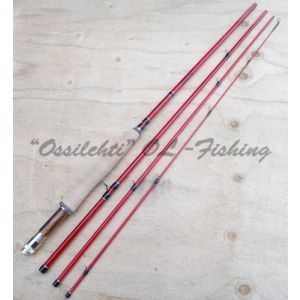 Perhovapa Ossilehti Fishing® Red Whip 8'1" LW 5# lasikuitu