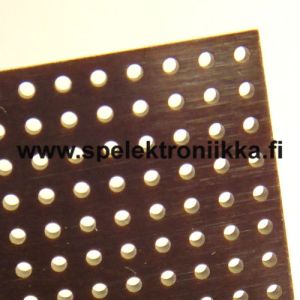 Reikälevy kytkentälevy pelkät reiät ei kuparia 100 x 160 mm