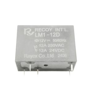 Rele 12V / 12A 1 x vaihto