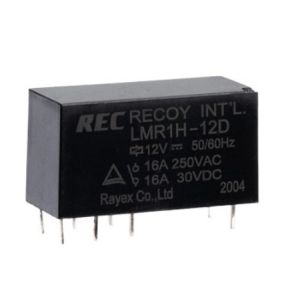 Rele 12V / 16A 1 x vaihto, kela n. 200 ohm (RE14)