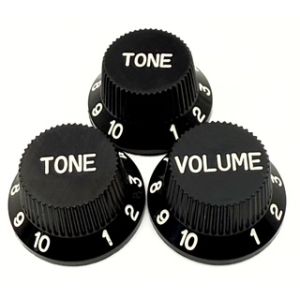 ST nuppisarja musta 1 x volume 2 x tone