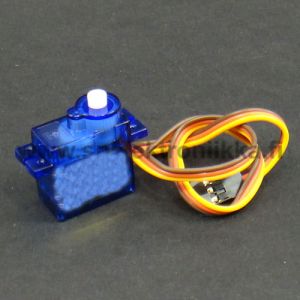 Servo analog servomotor vinkel 360 grader SG90 or similar vikt ca 10 g Tower Pro Clone