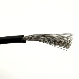 Silikonijohto 0.14mm² musta, ø 1.4mm