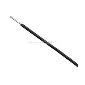Silikonijohto yksisäikeinen 1.5 mm, musta