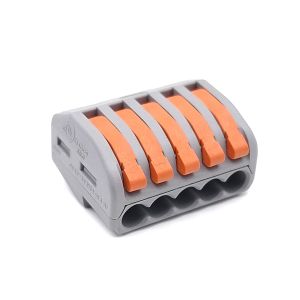 Rasialiitin vivulla - 450VAC 24AAC - viidelle johtimelle