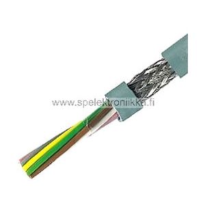 Moninapakaapeli, suojattu 6 x 0.14 mm² värikoodattu