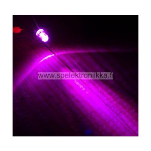 Superkirkas LED 5 mm pinkki tyypillisesti 1500 mcd