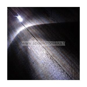 LED 3mm Superkirkas Cool White 8000 - 15000 mcd, 9500K