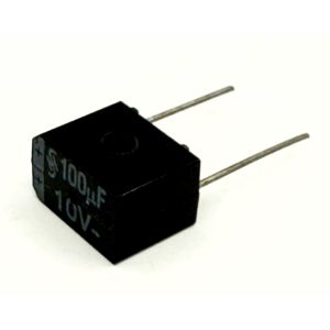 Tantaalikondensattori 6.8uF / 40V pysty, suorakaide.
