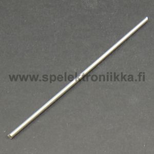 Teräsakseli terästanko halkaisija 2.5mm, pituus n. 100mm