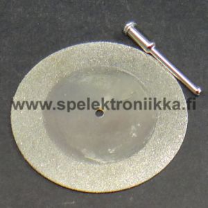 Timanttilaikka katkaisulaikka 40 mm muoville, metallille, puulle, kivelle jne ... askarteluun mukana myös laikan kiinnityskara