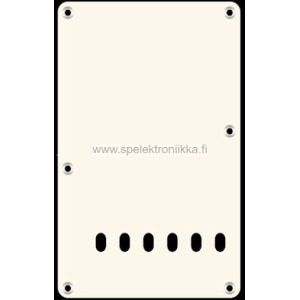 Tremolojousten peitekansi stratoon, Vintage White mattapinta