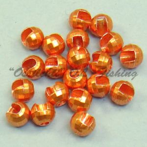 Tungsten Disco Beads Orange metallic 4.0 mm 20kpl TFH®