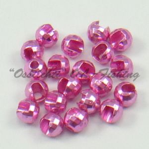 Tungsten Slotted Disco Beads Pink Lucent metallic 2.5 mm 20kpl TFH®