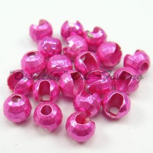 Tungsten Disco Beads Pinkish RED metallic 3.0 mm 20kpl TFH®