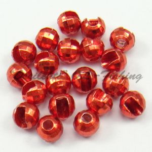 Tungsten Disco Beads Red metallic 4.0 mm 20kpl TFH®