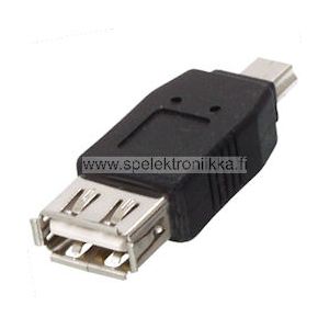 USB A naaras / 5 -nap. mini USB adapteri
