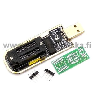 USB ohjelmointilaite 25 -alkuisille EEPROM / FLASH sarjapiireille CH341A piirillä