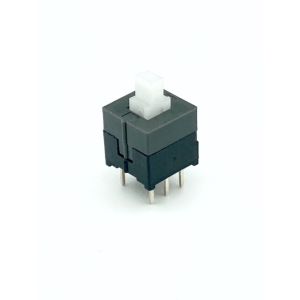 Painokytkin piirilevylle 2 x vaihto lukkiutuva jalkojen rasteri 2.54 mm VAHAMU