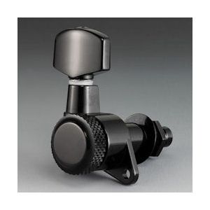 Virityskoneisto 3L + 3R Schaller Black Chrome 10060423 M6 Locking