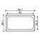 Open frame messinkinen humbucker kuori, kullattu