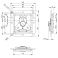 ADAM HALL 17295S 102x105mm perhoslukko