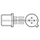 2N3822 N-FET TO-72 Motorola